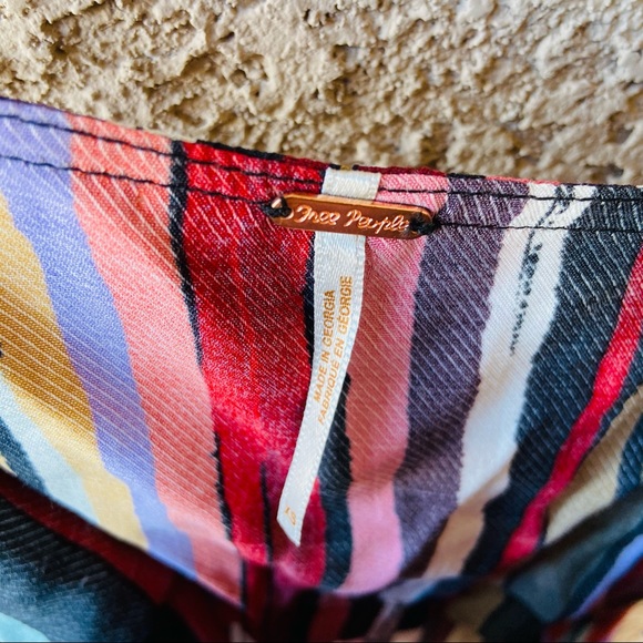 FREE PEOPLE Women's 'DE SHE' Striped SPLIT LONG TANK - XS - Picture 7 of 9